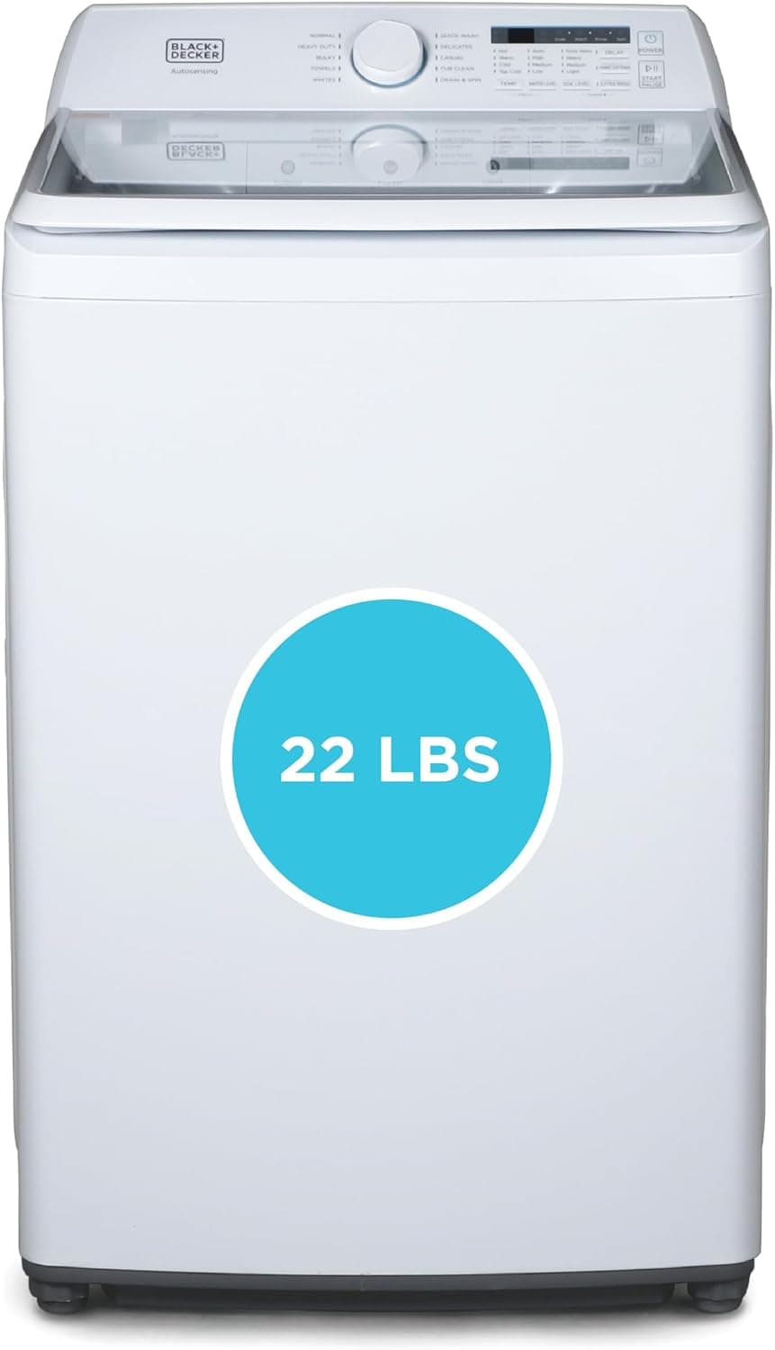 Black and Decker top load washer — photo 1