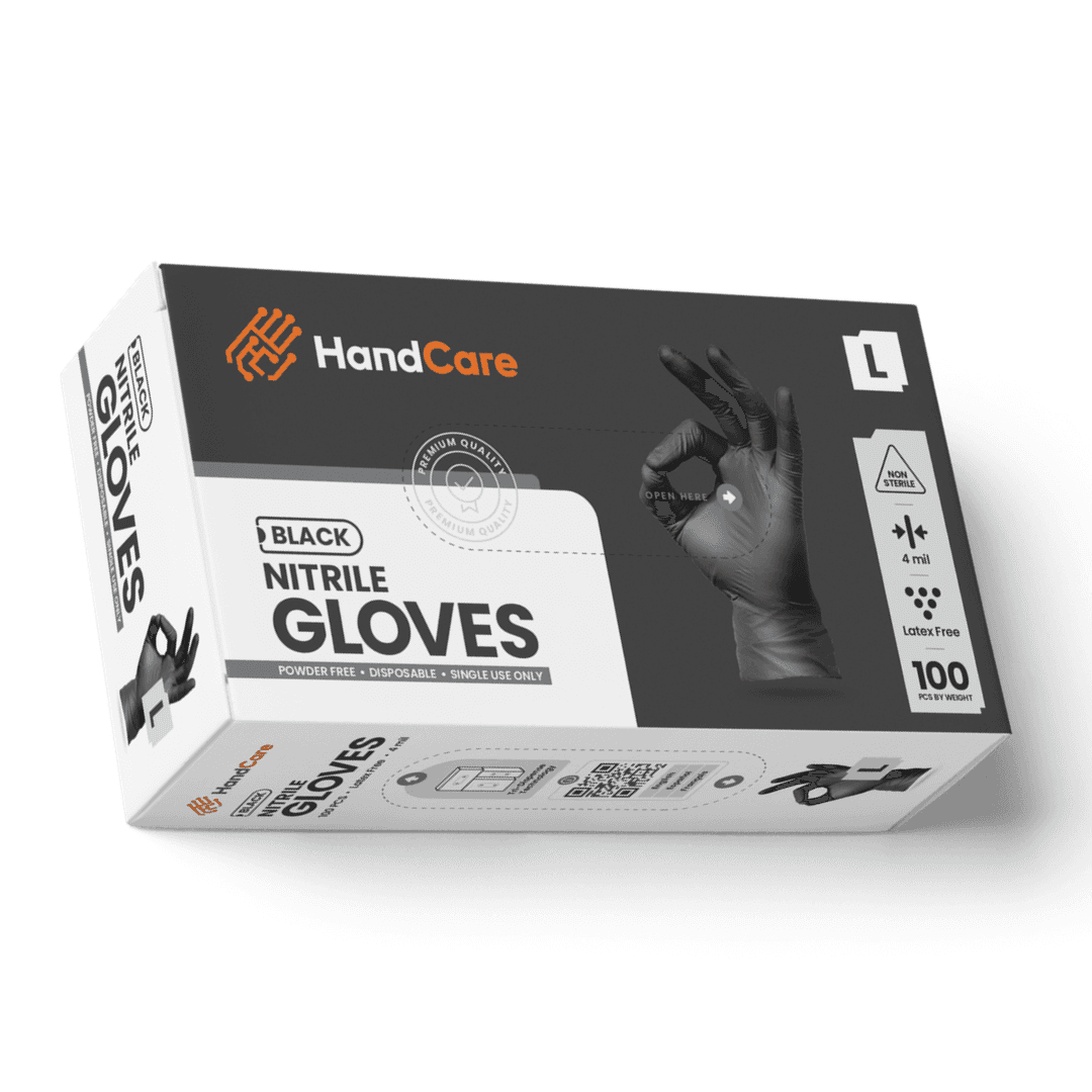 Black Nitrile Gloves — photo 1