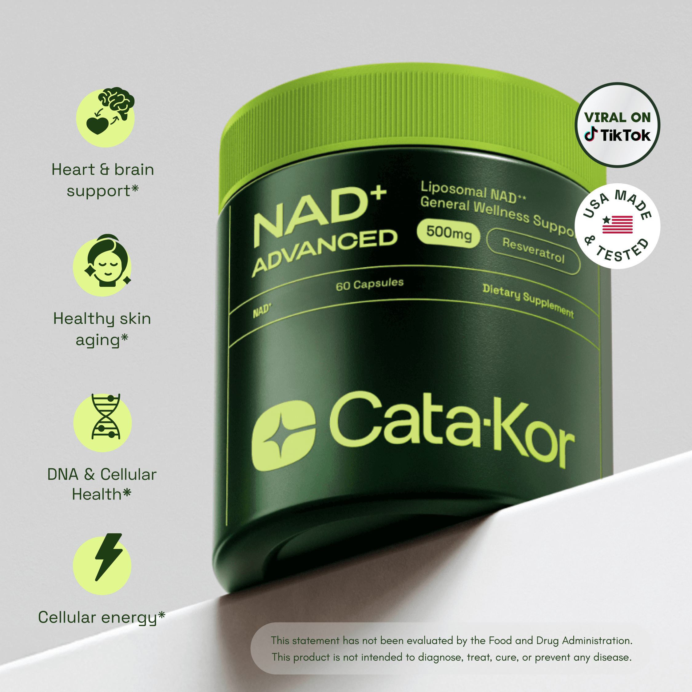 Cata-Kor Liposomal NAD with Resveratrol — photo 1