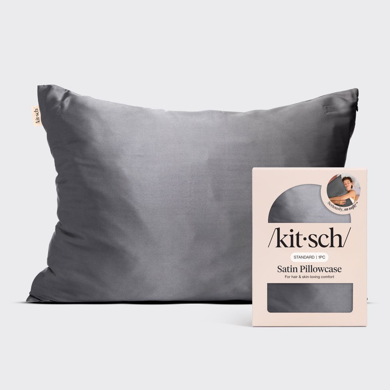 charcoal pillowcase