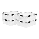 IRIS 41 Qt Gasket-Lid Storage Bins (4-Pack) — photo 1