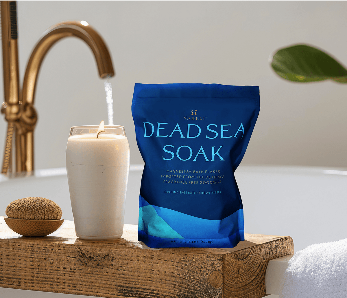 Magnesium Flakes Dead Sea Bath Soak 15lb — photo 1
