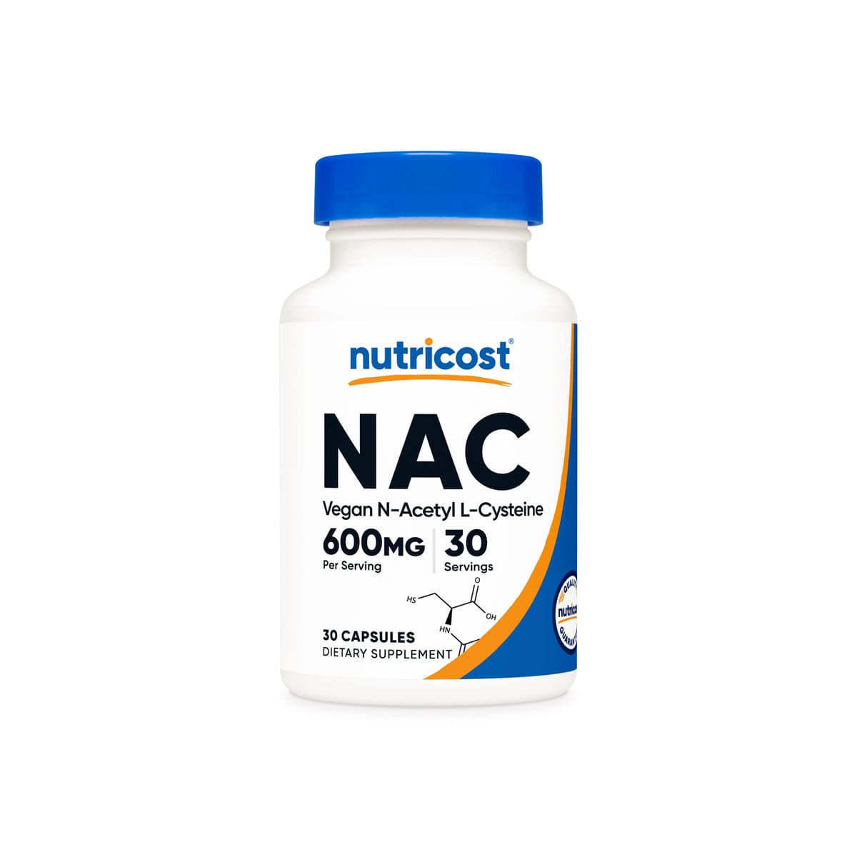Nutricost N-Acetyl L-Cysteine (NAC) 600mg — photo 1