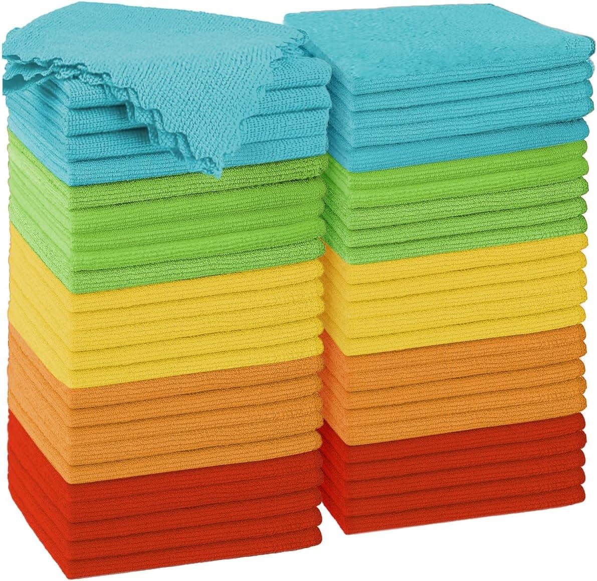 Puomue Microfiber Cleaning Cloths (50-Pack)