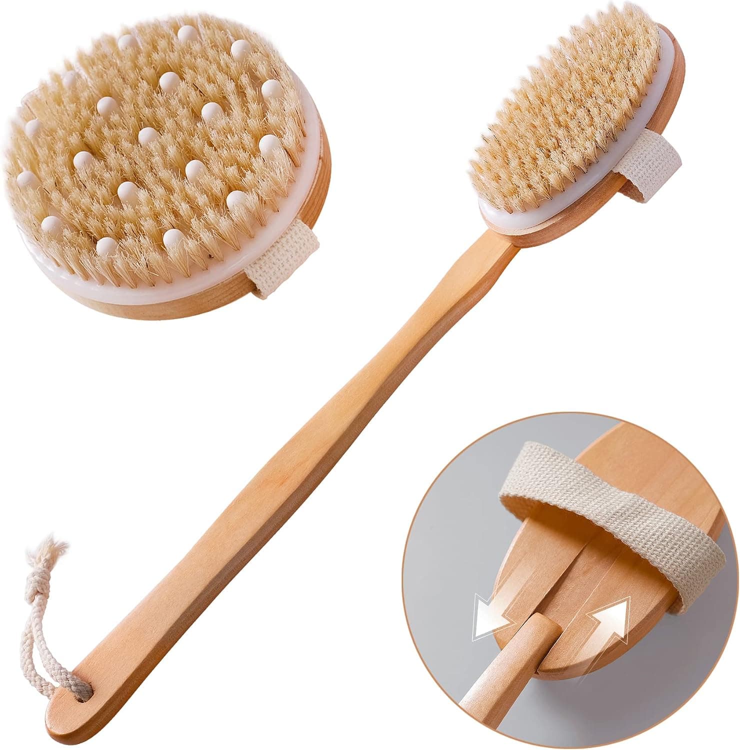TAROSE Dry Brushing Body Brush Set