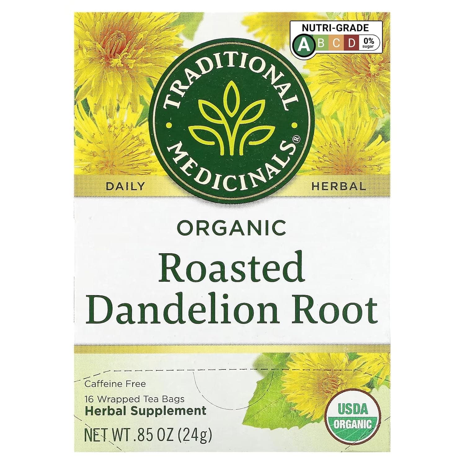 Traditional Medicinals Roasted Dandelion Root Tea